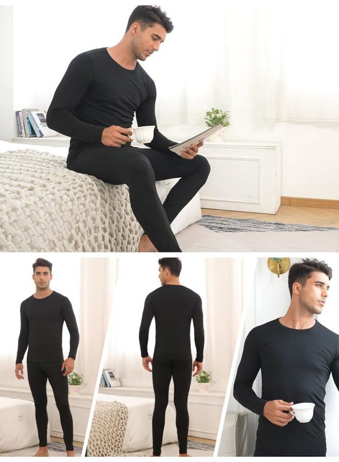 TEEPIRE 2Pack Mens Thermal Underwear Set with Lightweight Ultra Soft Fleece Lined,Long John Set, Skiing Base Layer - Image 5