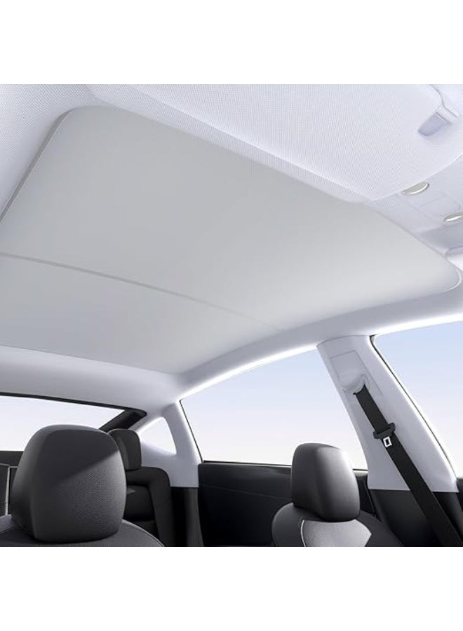 2025 Upgraded Tesla Model Y Roof Sunshade Heat-Insulating, UV-Protective, Nano-Reflective Interior Accessories for Tesla Model Y 2020-2025 - Image 2