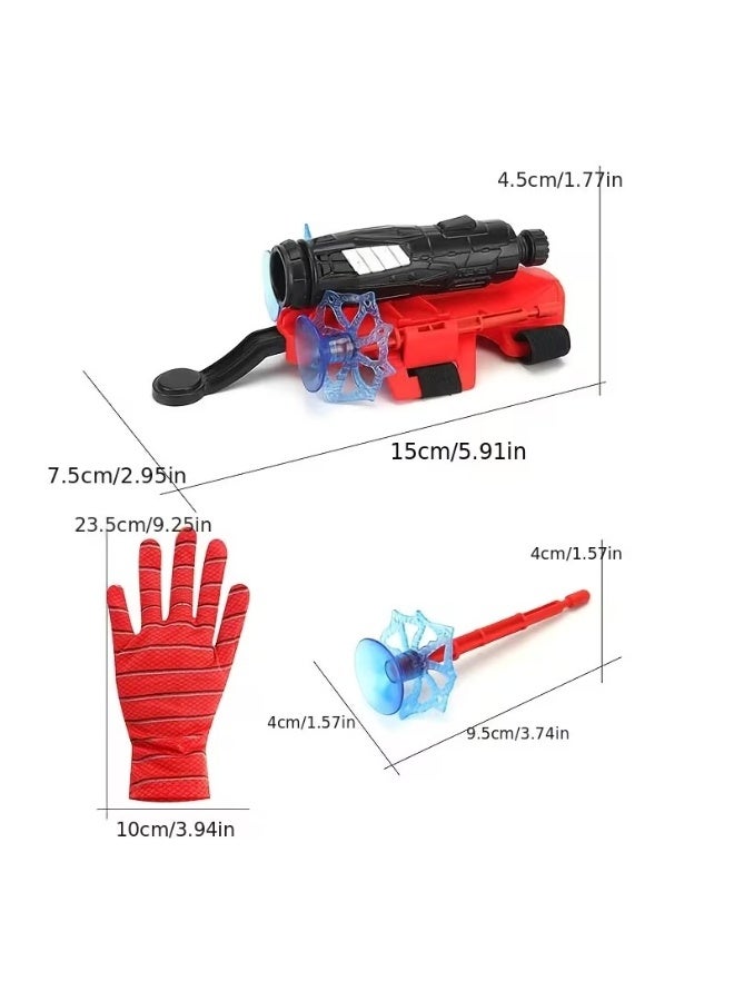 Goolsky Spider Launcher Gloves - Experience Superhero Thrills - Launch Elastic Ropes, Perfect Party Decor & Birthday Gift - 3 Bombs, 2 Adjustable Straps for Exciting Play - Image 5