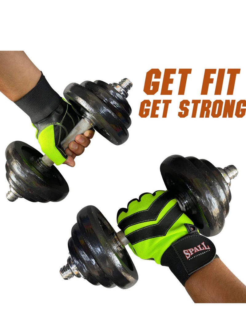 سبال رفع الأثقال قفازات جلدية حزام قصير قفازات رفع الطاقة قبضة قوية النخيل ممارسة اللياقة البدنية تعزيز قفازات المنزل الصالة الرياضية - Image 3