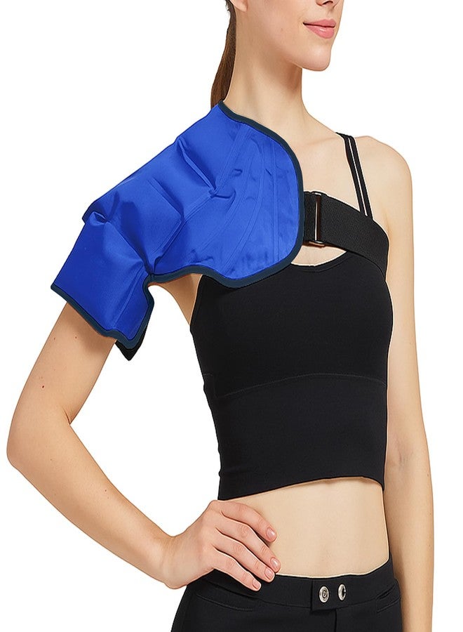 KARP Reusable Hot & Cold Shoulder Ice Pack Wrap | Flexible Gel Pack with Adjustable Straps ,for swelling, Frozen Shoulder, Dislocation & Injury Recovery | Ideal for home, office, gym, or travel (1 Pack). - Image 1