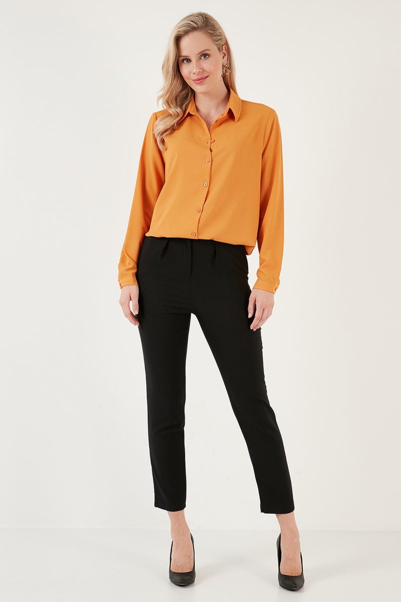 Lela Relaxed Cut Long Back Shirt Women's Shirt 6118728  - Image 3