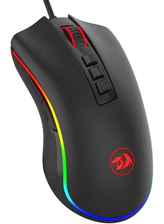 Red Ragon C314 Generic Red ragon cobra M711 Gaming Mouse, 12400 DPI Wired Mouse, 7 ...