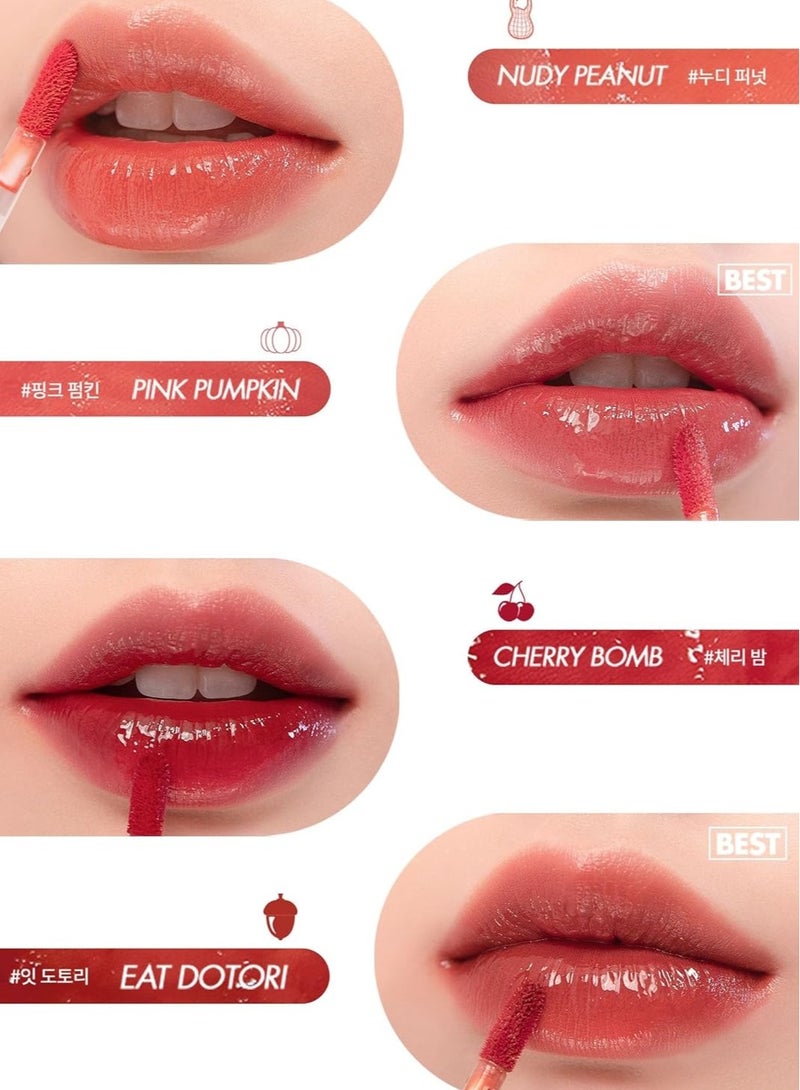 ROM و ND جوسي لاستينج قلم تنت شفاه لامع وثابت  10 نودي بينت - Image 4