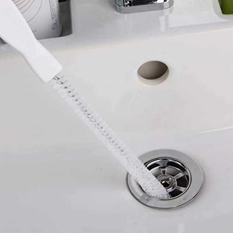 SOLARAE Flexible Sink Cleaning Brush Water Pipe Drain Dredge Tool Bath Plug Long Hair Remover Overflow Unblocker Stick Snake Tube - Image 1
