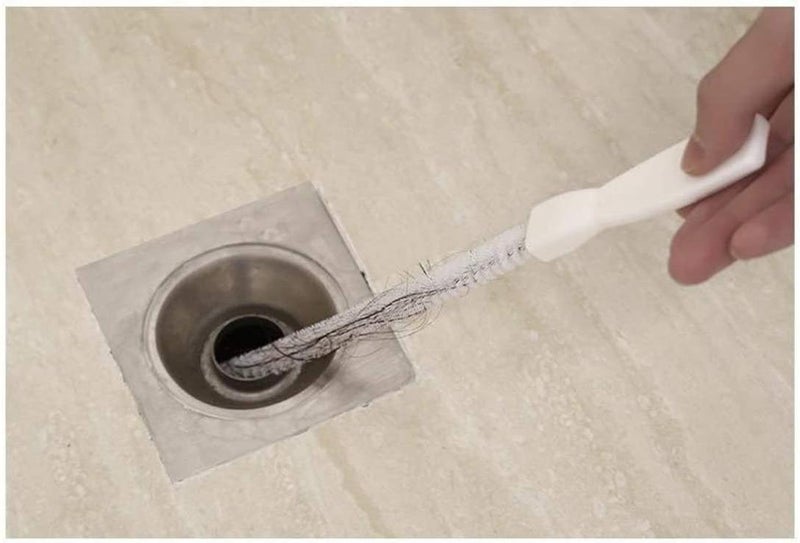 SOLARAE Flexible Sink Cleaning Brush Water Pipe Drain Dredge Tool Bath Plug Long Hair Remover Overflow Unblocker Stick Snake Tube - Image 4