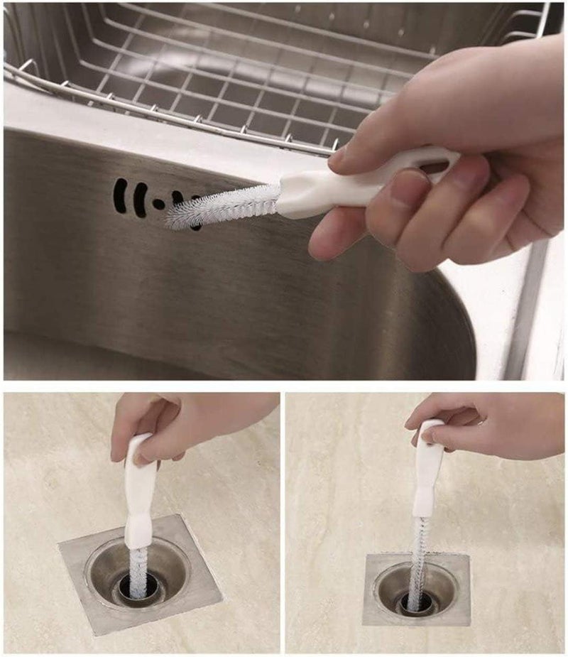 SOLARAE Flexible Sink Cleaning Brush Water Pipe Drain Dredge Tool Bath Plug Long Hair Remover Overflow Unblocker Stick Snake Tube - Image 5