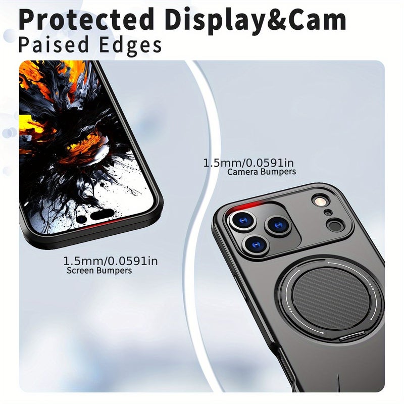 Blue 360° Rotating Car Mount Wireless Charger with Anti Fall Design for iPhone 13 16 15 14 12 - Image 3
