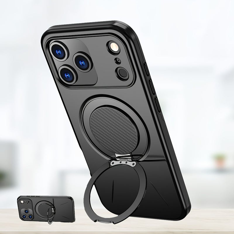 Blue 360° Rotating Car Mount Wireless Charger with Anti Fall Design for iPhone 13 16 15 14 12 - Image 1