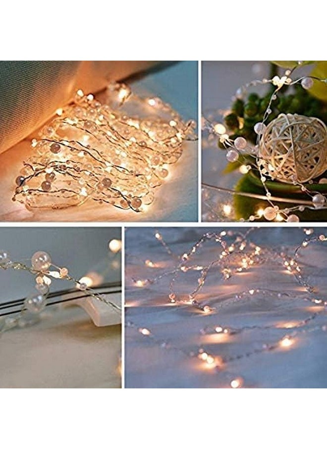 CITRA Citra 20 Led Battery Operated Pearl Copper String Light for Diwali and Other Festival Decorations  - Image 2
