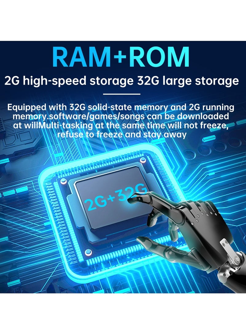 مشغل الوسائط المتعددة الصوتي للسيارة، ستيريو سيارة أندرويد مزدوج الدين، نظام صوت راديو السيارة بشاشة لمس عالية الدقة 9 بوصة مع نظام ملاحة GPS لسيارة Hyundai Nissan Toyota Kia، (9 بوصة 1 32 جيجا) - Image 2