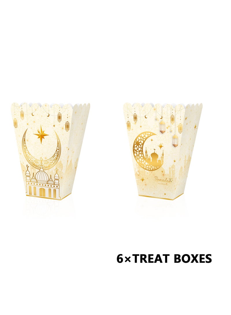 Highland 6 Piece Ramadan Kareem Popcorn Boxes for Kids - Image 4
