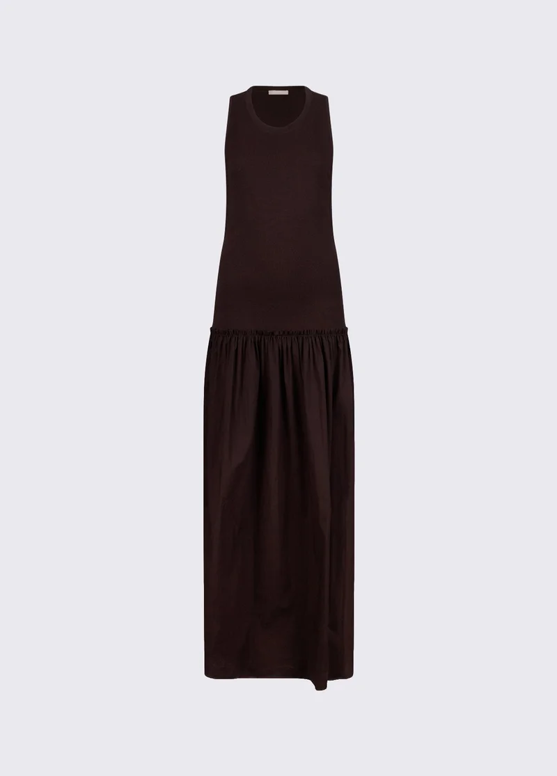 ليو جو Long dress with cut-out