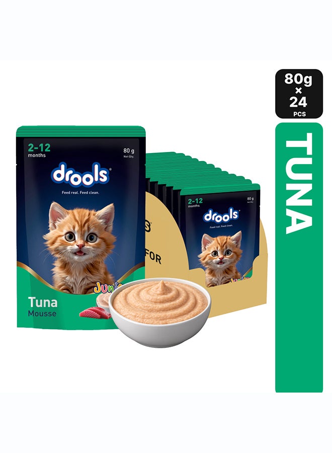 Drools Tuna Mousse Kitten 80gm – Pack of 24 - Image 1