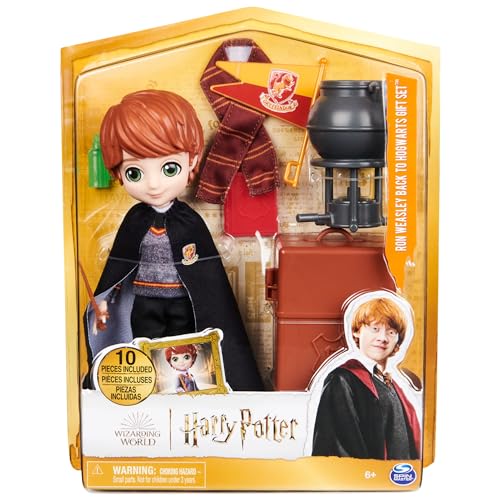 Wizarding World Harry Potter 8inch Ron Weasley Doll 12Piece Back to Hogwarts Gift Set with Doll Accessories Kids Toys for Ages 6 and up - Image 5