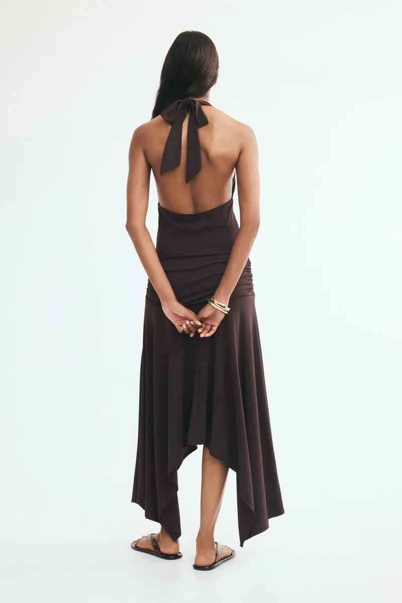H&M  Draped halterneck dress for Women | Best Price UAE