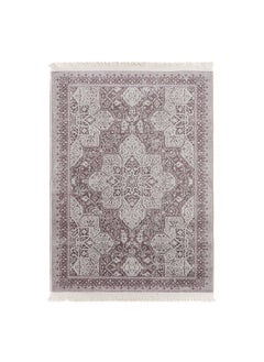 In-House Soft Velvet Turkish Rectangular Door & Bath Mat - Brown - 60x40 cm  - Image 3