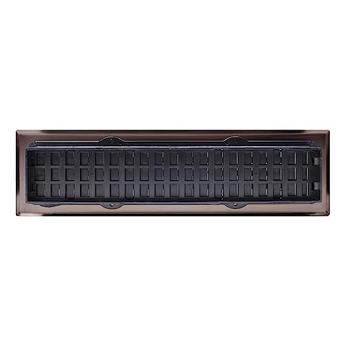 Decor Grates AJH212-RB Oriental Floor Register, 2x12 Inches, Rubbed Bronze Finish - Image 5