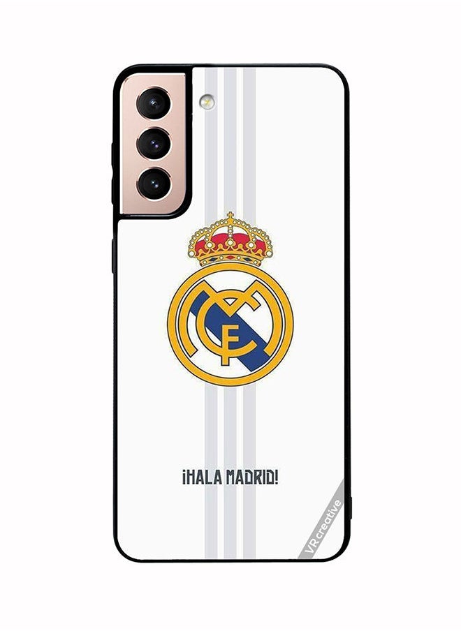 VR CREATIVE Protective Case Cover For Samsung Galaxy S21 5G Madrid Design Multicolour  - Image 1