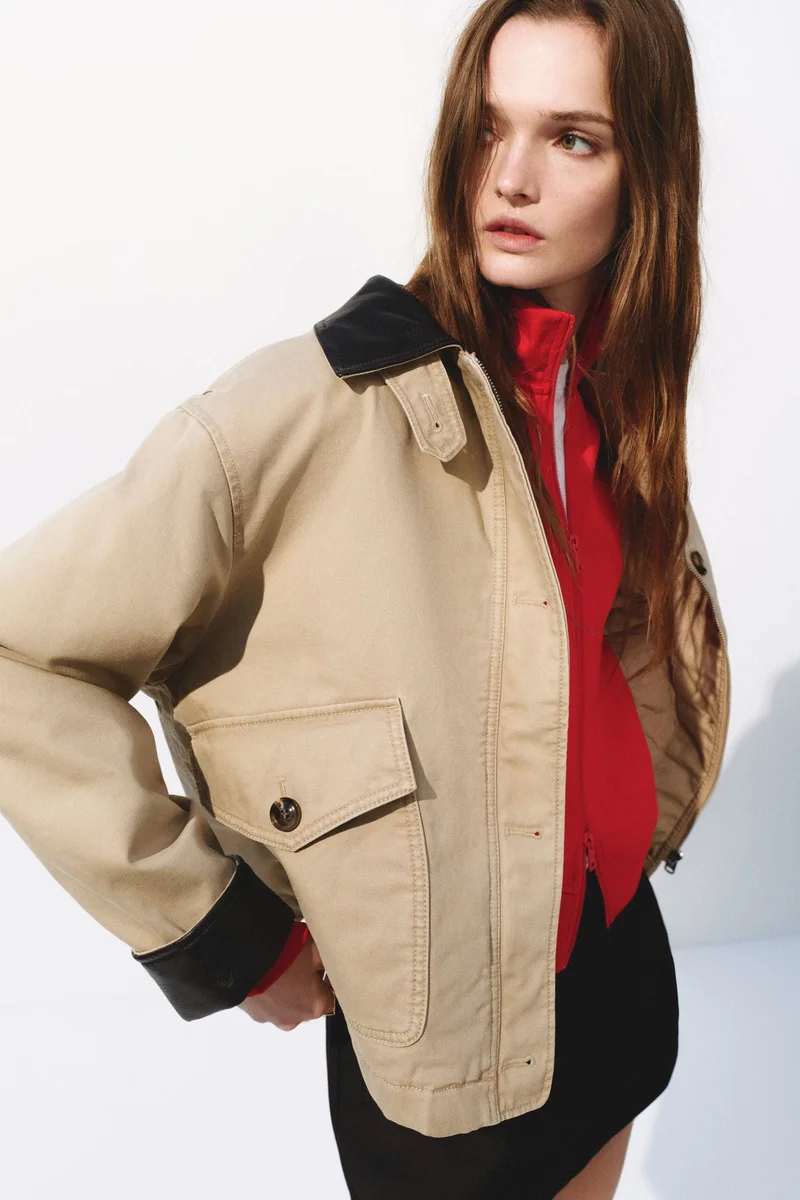 H&M  Padded canvas jacket for Women | Best Price UAE