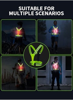 LED Reflective Running Vest, Light Up Vest Night Running Gear, Adjustable Safety Gear for Running,Walking Cycling and Walking Dog,Night Light up Vest Safety Gear - pzsku/Z2434A58833AF23823EBBZ/45/_/1671850346/6d567af3-149e-454a-a123-d7d689d76f47