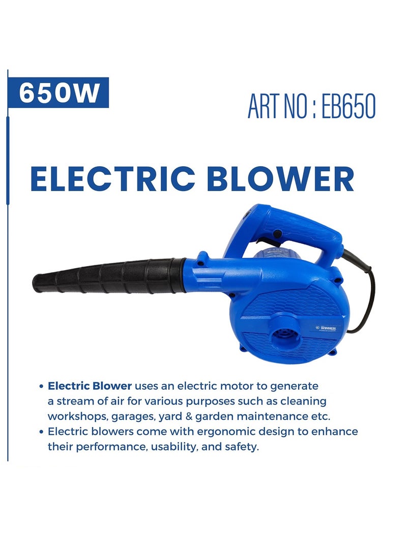 WINNER EB650 650W   Electric Blower - High-Power Professional Air Blower, 2.8 m³/min Pressure, 13000 RPM, 220/240V 50/60Hz - Image 5