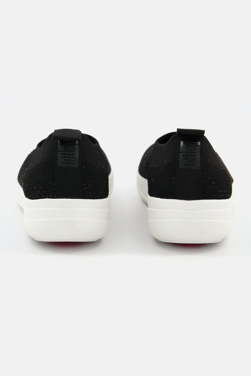FitFlop Women Slip On Ballerina Casual Shoes, Black - Image 4