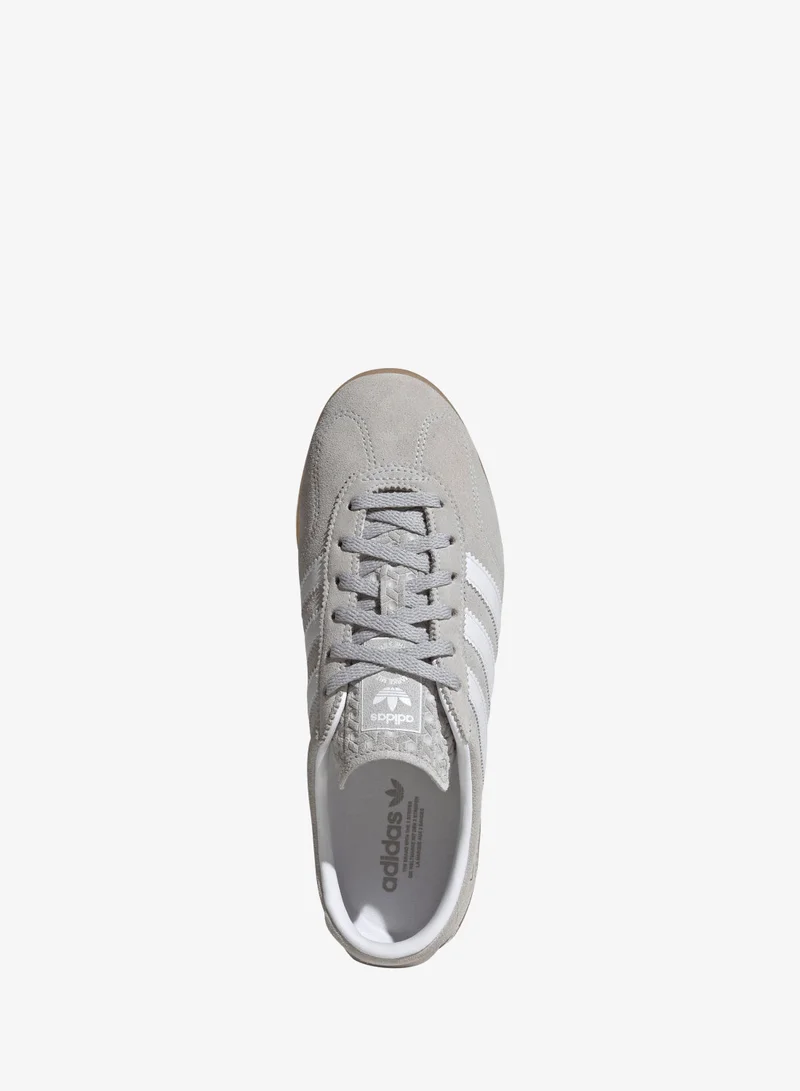 Adidas Originals Grey Two / Cloud White / Gum Gazelle Lo Pro Shoes for Women | Best Price UAE