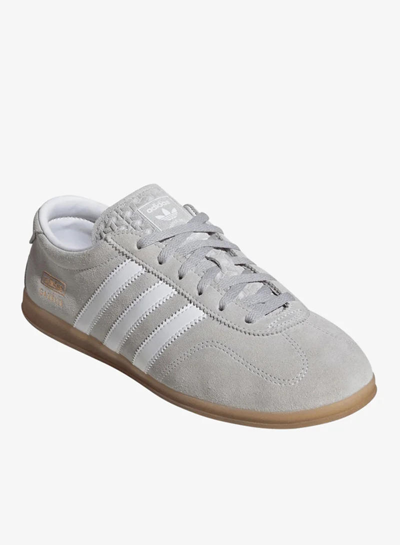 Adidas Originals Grey Two / Cloud White / Gum Gazelle Lo Pro Shoes for Women | Best Price UAE