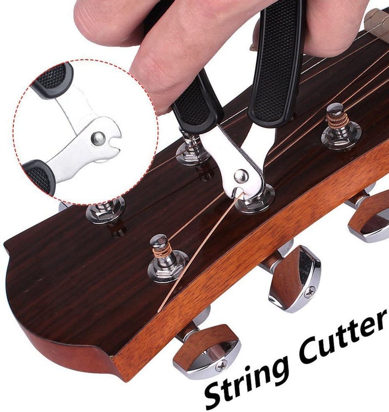 Kadence Professional Guitar String Winder Cutter and Bridge Pin Puller, Guitar Repair Tool Functional 3 in 1 (Black) - Image 5