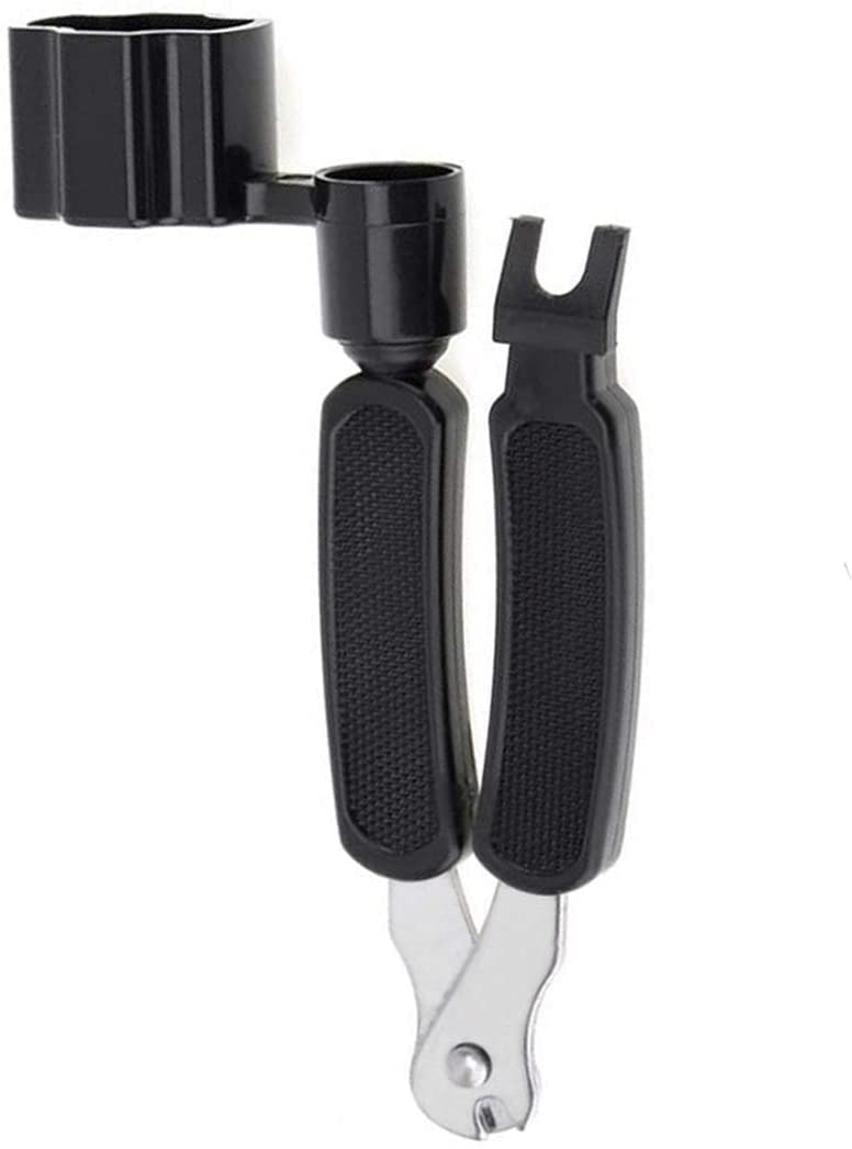 Kadence Professional Guitar String Winder Cutter and Bridge Pin Puller, Guitar Repair Tool Functional 3 in 1 (Black) - Image 2