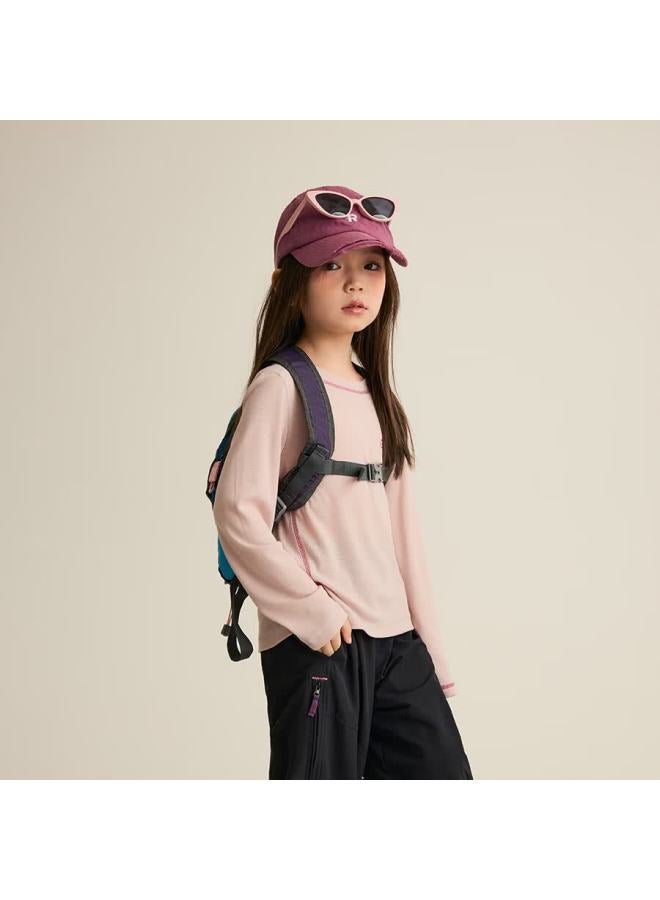 Chenchen Mom [start Lightly] Long Sleeve T-shirt Autumn New Color-block Sching Sports Loose Fit Kids Crew Neck Top 8439d - Image 2