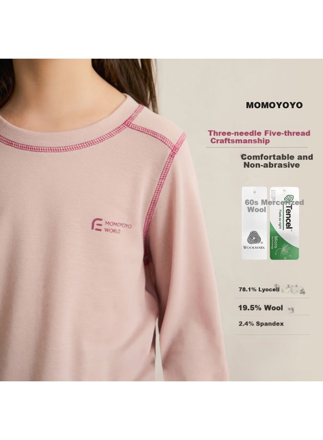 Chenchen Mom [start Lightly] Long Sleeve T-shirt Autumn New Color-block Sching Sports Loose Fit Kids Crew Neck Top 8439d - Image 1