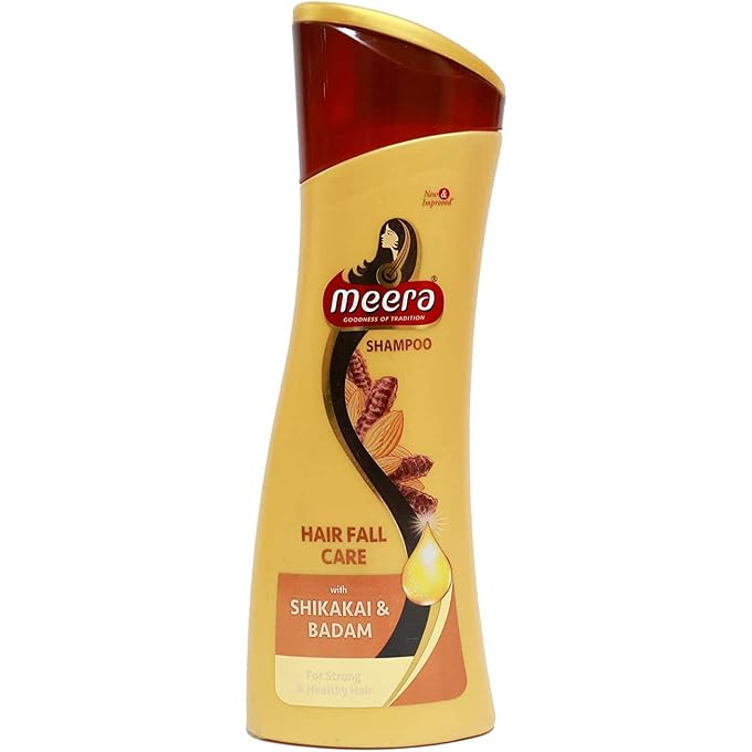 MEERA Hairfall Care Shampoo with Shikakai & Badam (For Strong & Healthy Hair) - Image 1