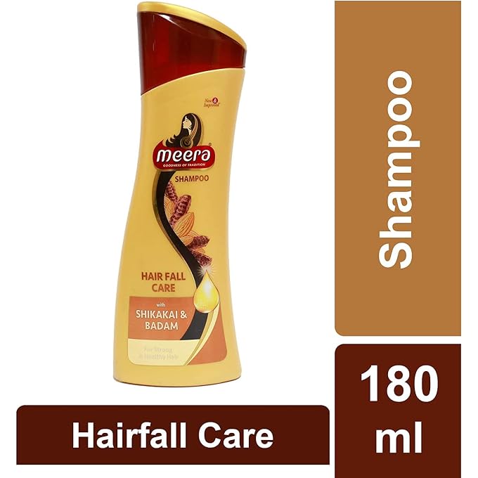 MEERA Hairfall Care Shampoo with Shikakai & Badam (For Strong & Healthy Hair) - Image 3