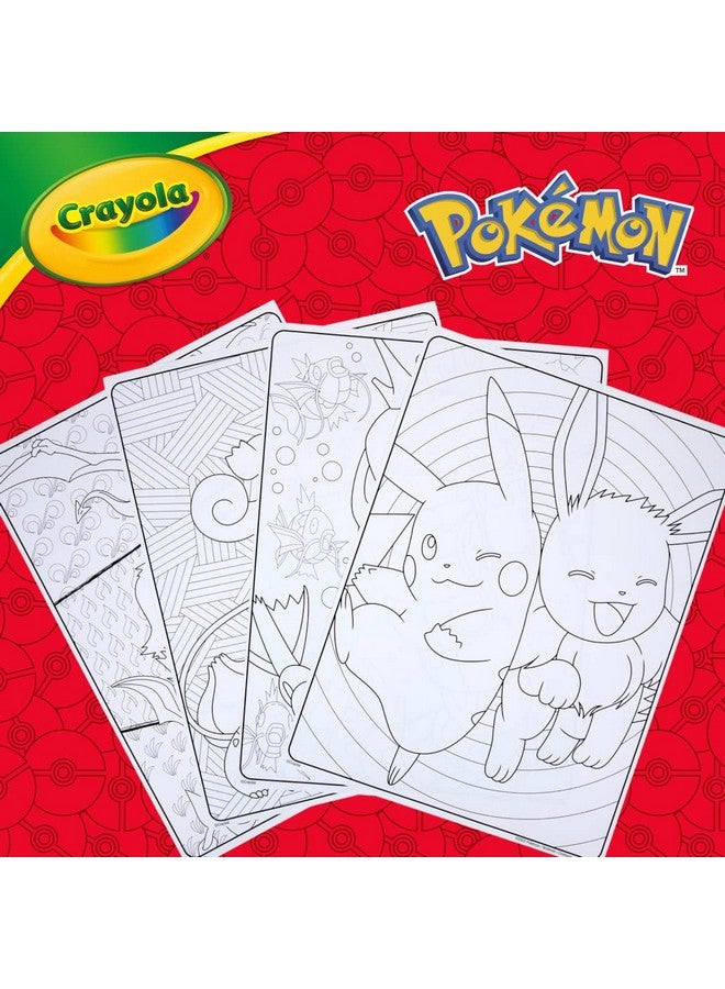Crayola Pokémon Imagination Art Set (115pcs), Kids Art Kit, Coloring Supplies, Pokemon Toys, Pokemon Gift for Boys & Girls, Ages 5+ - Image 5