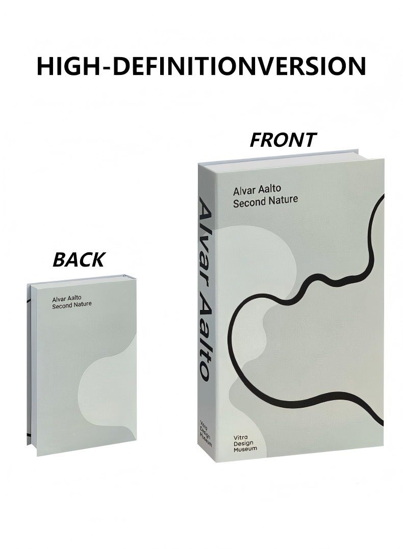 إن إير 3 قطع الحديثة الإنجليزية الحد الأدنى فو كتاب طوي الزخرفية عينة غرفة عرض لفندق مكتبة الديكور - Image 4