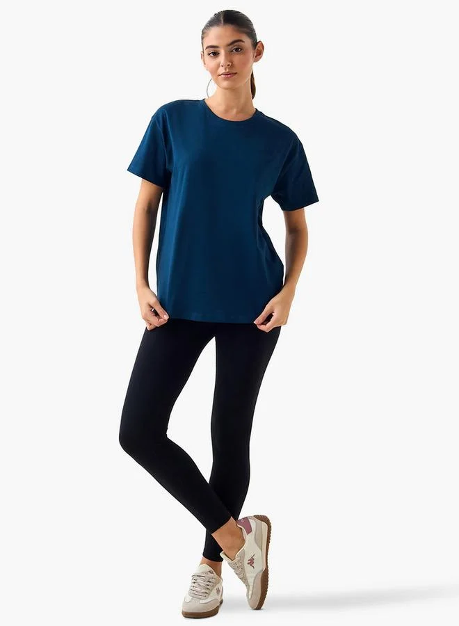 Kappa BLUE Kappa Women 2 Way Stretch T shirt for Women | Best Price UAE