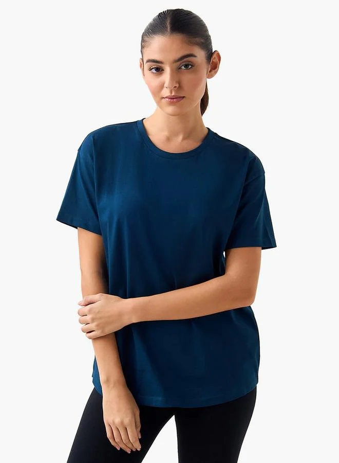 Kappa BLUE Kappa Women 2 Way Stretch T shirt for Women | Best Price UAE