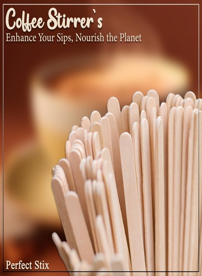 Perfect Stix Wooden Coffee Stirrer Stix, 5" Length (Pack of 1,000) - Image 2