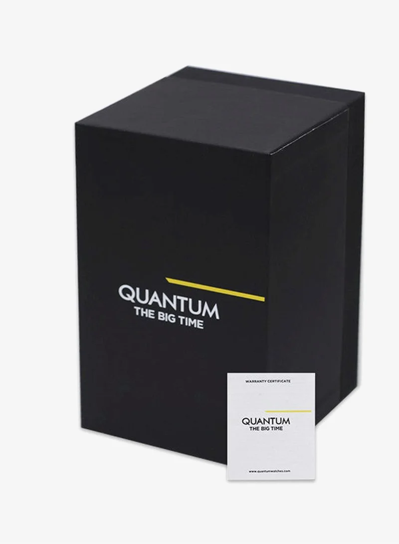 Quantum black Men's Silicone Chronograph Watch HNG1019.351 - 49 mm for Men | Best Price UAE