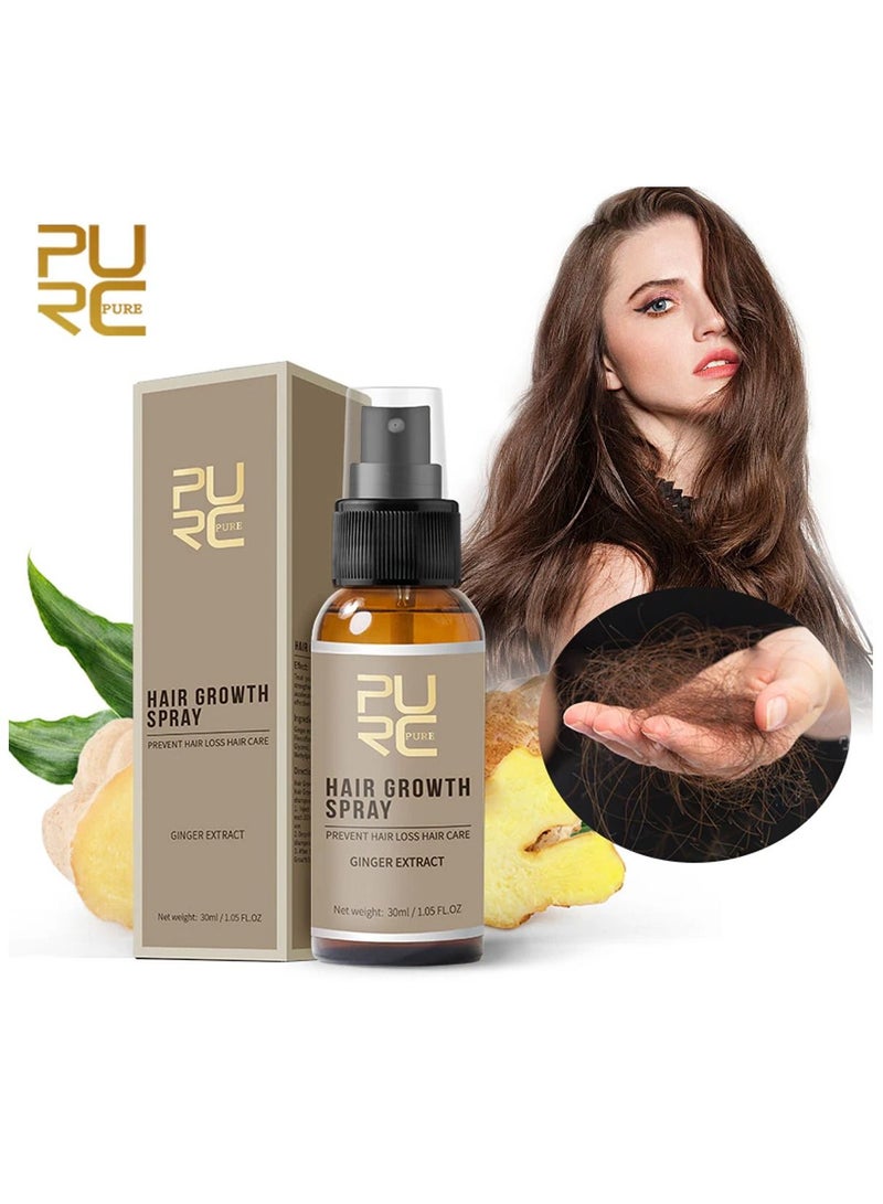 PURC Ginger Hair Growth Spray Hair Loss Treatment 30 ml - Image 4