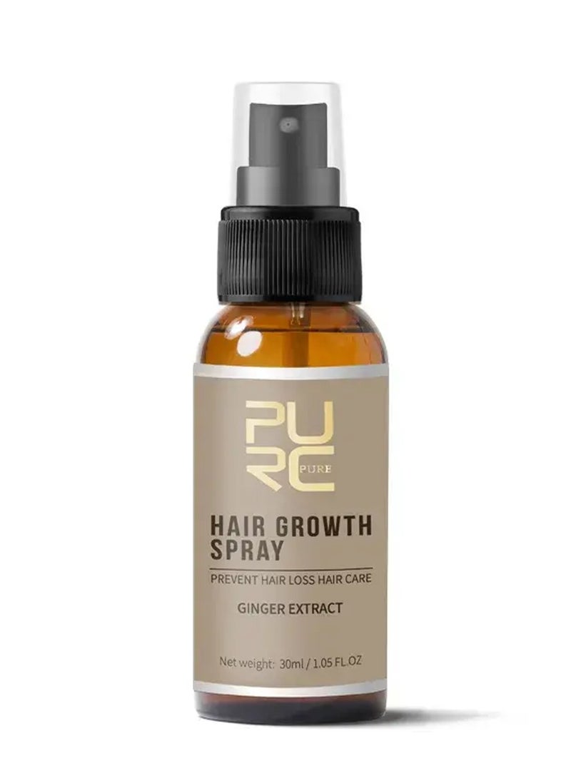 PURC Ginger Hair Growth Spray Hair Loss Treatment 30 ml - Image 1