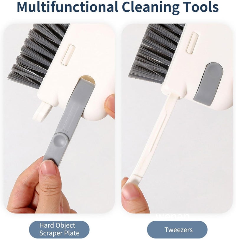 TCCO ENTERPRISE TCCO 3 in 1 Cleaning Brush - Hard Bristle Crevice Cleaning Brush, Multifunctional Gap Cleaning Scrub Brush, Cleaning Tools for Household Use, Kitchen, Bathroom, Window, Vehicle, Faucets, Toilet, Grout - Image 4