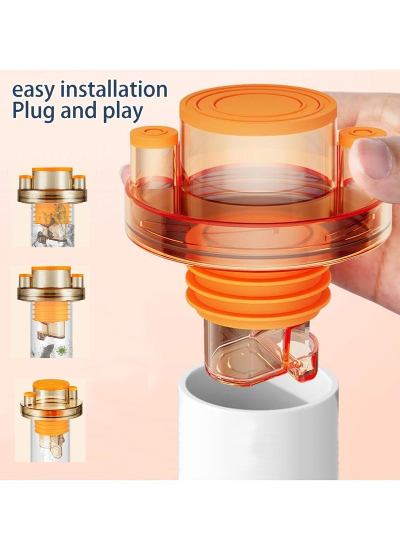 Washing machine drain sealing tube,Hose Backflow Preventer,Sewer Pipe Seal Ring Sealing Cover,Sink Rubber Drain Guard，Sink Drain Seal Pipe - Image 4