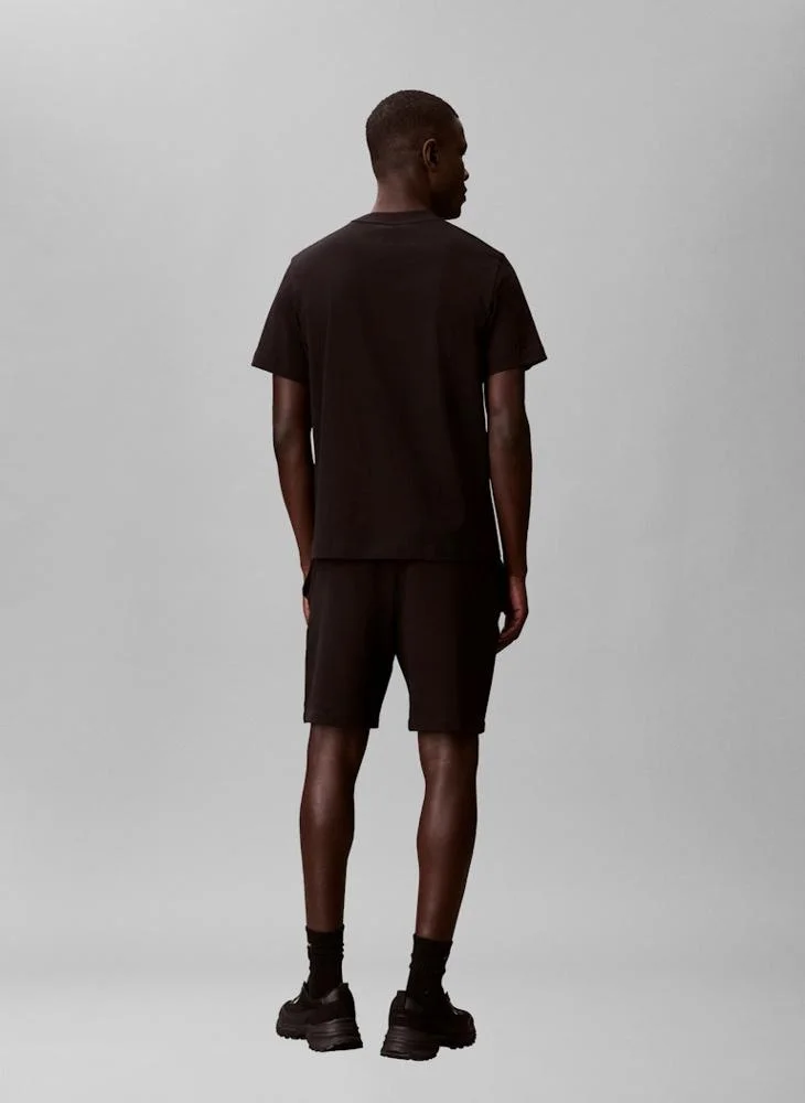 Calvin Klein Jeans Cotton Terry Badge Jogger Shorts