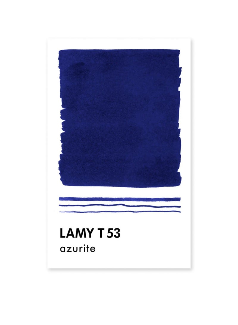 LAMY Crystal Ink Bottle For Fountain Pens And Calligraphy 30ml Content Azurite Ink Colour - Image 4