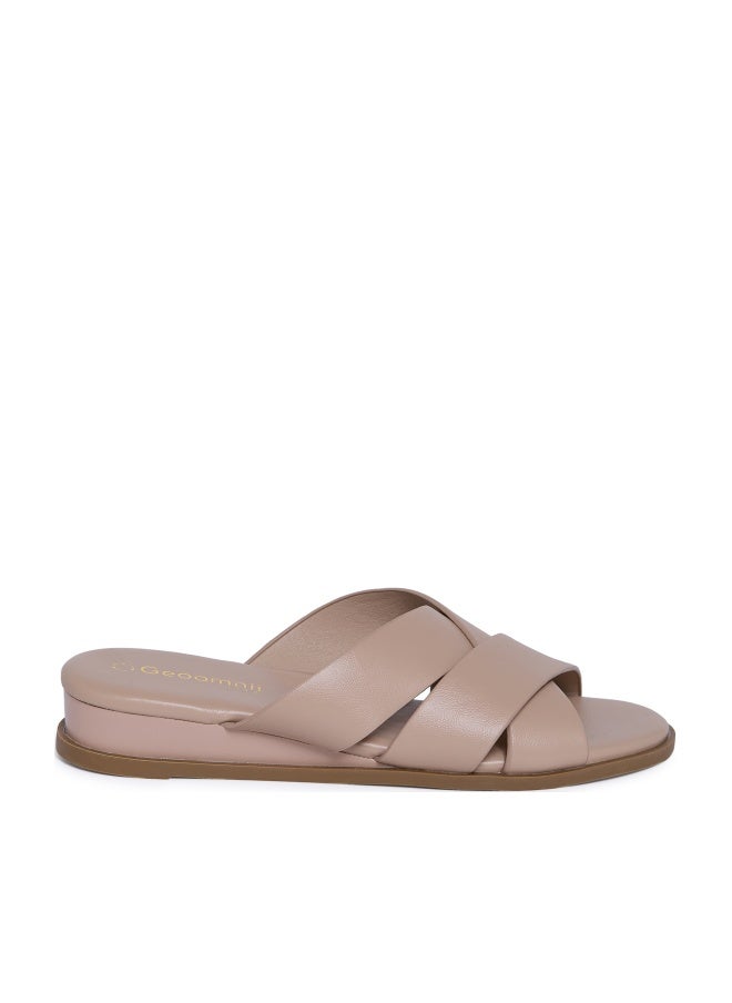 Geoomnii Comfort Slide Sandals for Women – Cushioned Slip-On Casual Sandals for Daily Wear, Home, Travel & Walking - Image 1