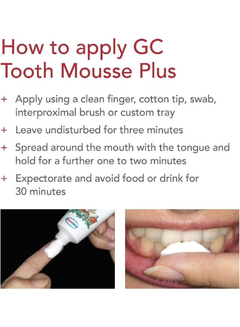 Gc Tooth Mousse Plus Mint 50G Tube | 1 Tube | Topical Creme Tooth Desensitiser - Image 4