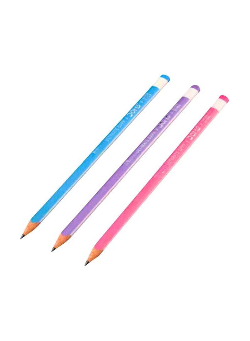 Set Of 12 Pencils Imported Drawing Pencils with Fine Graphite Lead And Premium Wood, Ideal for Sketching, Shading And Doodling - For Beginners, Professionals And Student School Office Supplies (2B) - Image 1